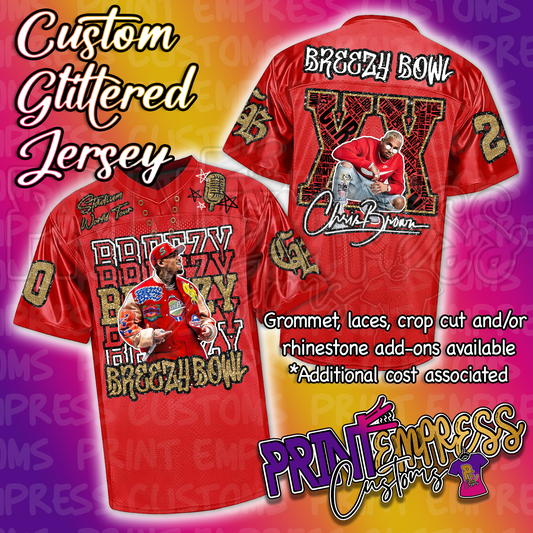 CUSTOM: CB GLITTERED JERSEY