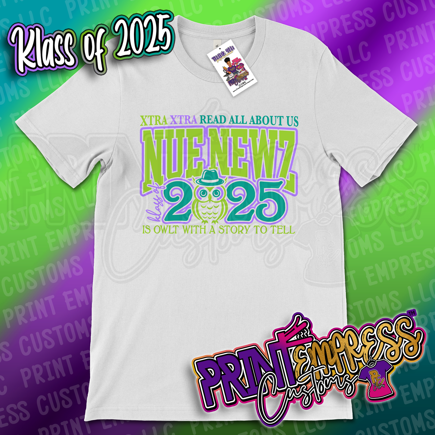 Xtra Xtra Nue Newz is OWLT Glittered Tee