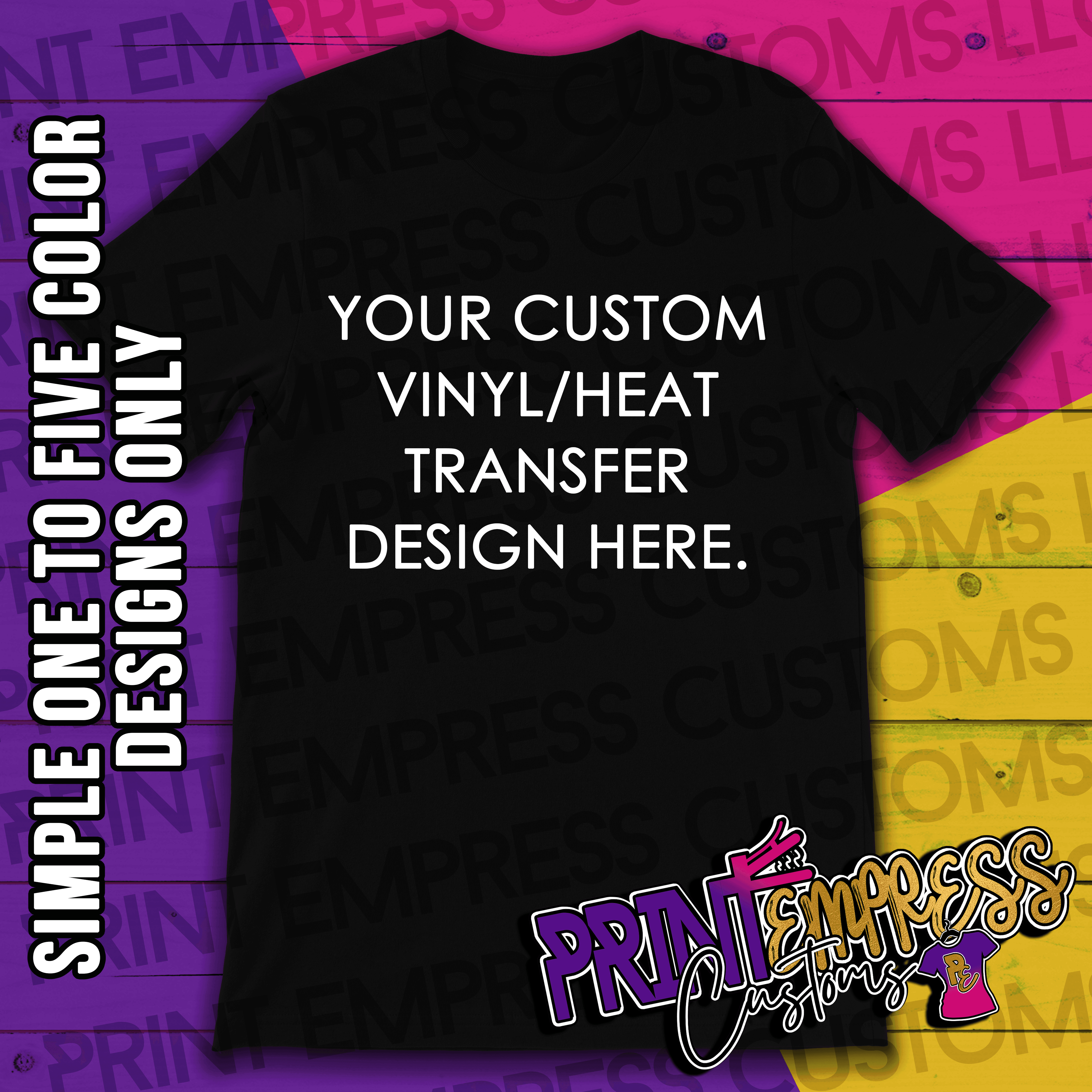 Custom Heat Transfers & T-Shirt Logos