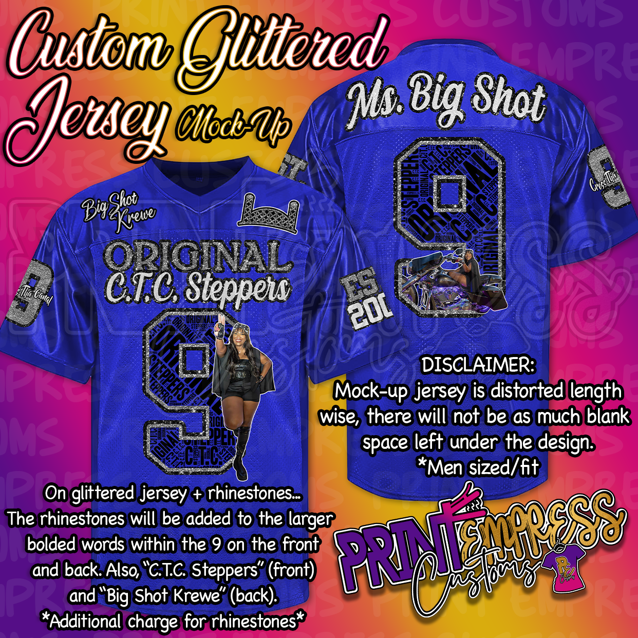 RESERVED: Original C.T.C. Steppers Jerseys