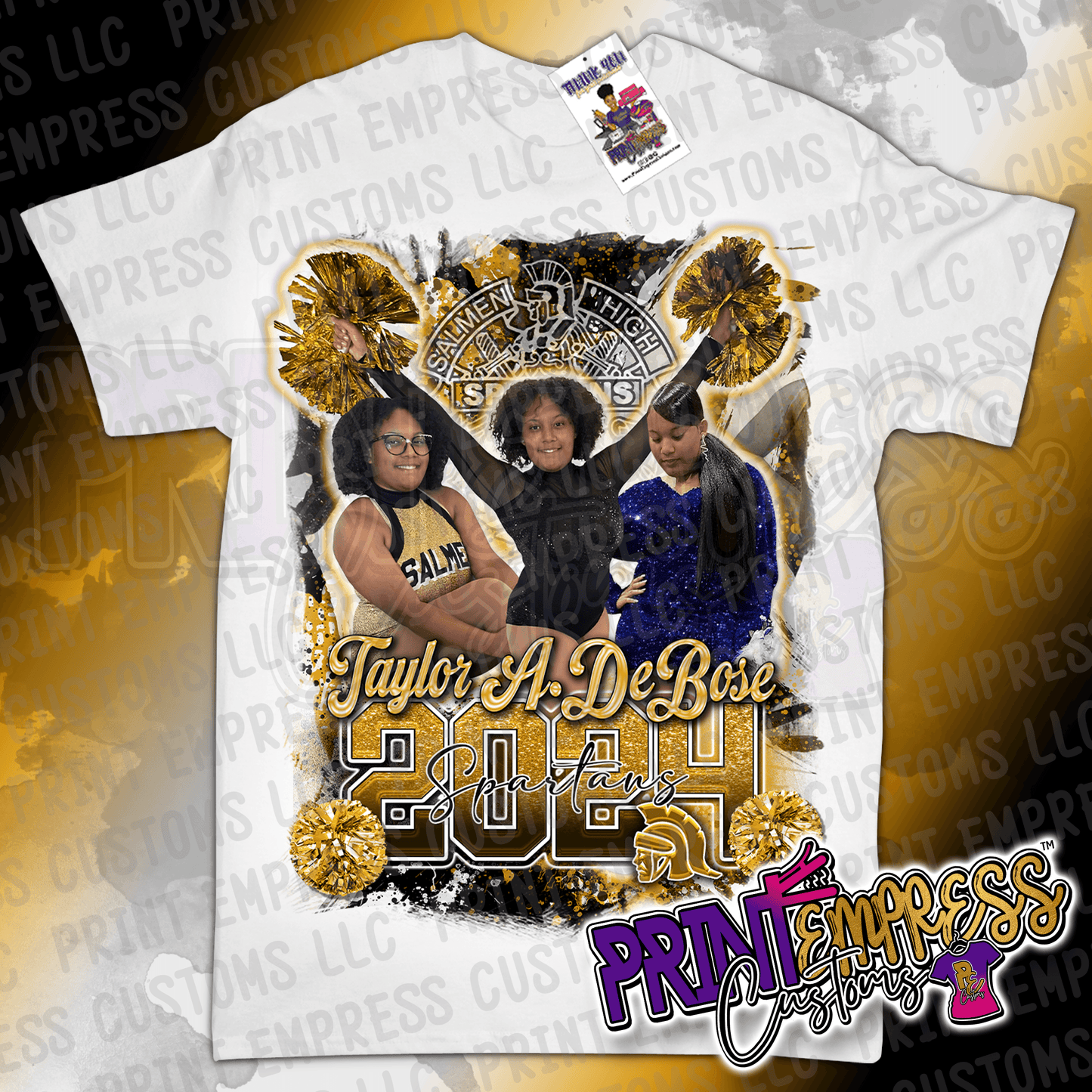 RESERVED - Taylor Senior Night Tees - PRINT EMPRESS CUSTOMS LLC
