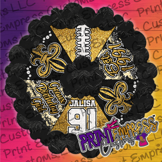 Custom: 14 Inch Themed Second Line Umbrella - PRINT EMPRESS CUSTOMS LLC