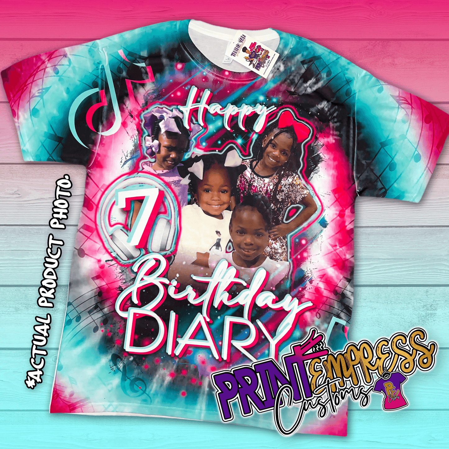 Custom: 3D Front Only Tee (Any Occasion) - PRINT EMPRESS CUSTOMS LLC