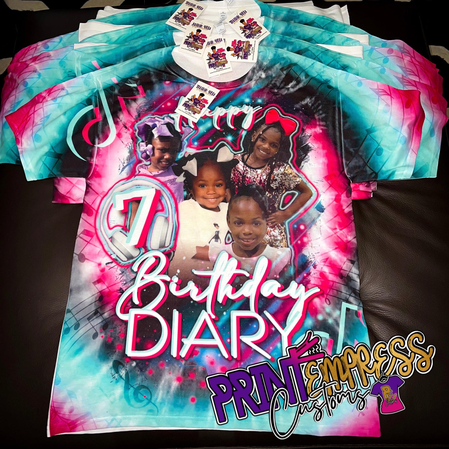 Custom: 3D Front Only Tee (Any Occasion) - PRINT EMPRESS CUSTOMS LLC