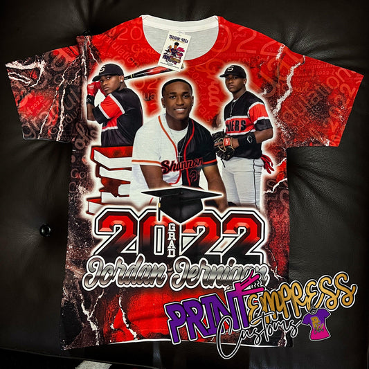 Custom: 3D Graduation Shirt - PRINT EMPRESS CUSTOMS LLC