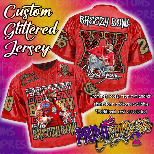 CUSTOM: CB GLITTERED JERSEY