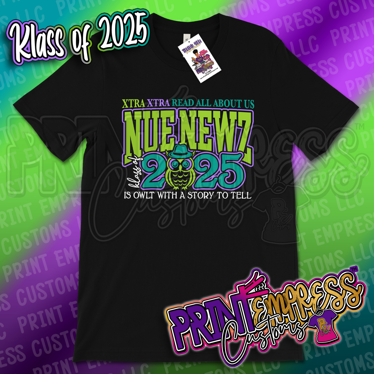Xtra Xtra Nue Newz is OWLT Glittered Tee