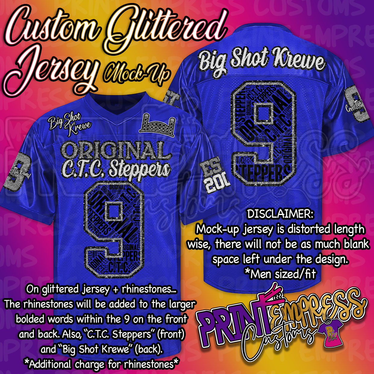 RESERVED: Original C.T.C. Steppers Jerseys