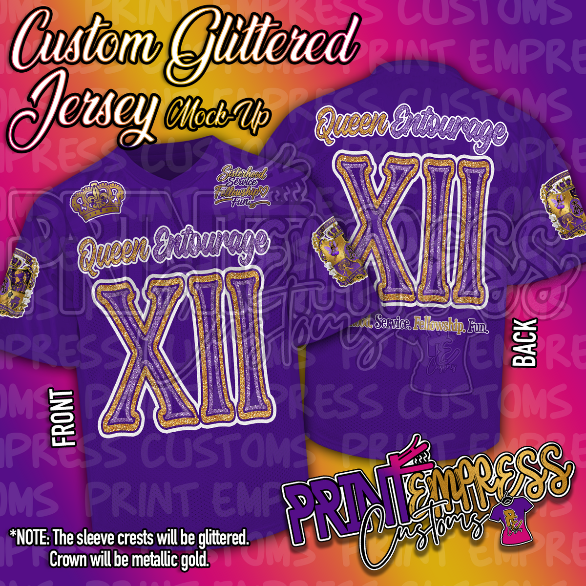 RESERVED: Queen Athena XII Jerseys