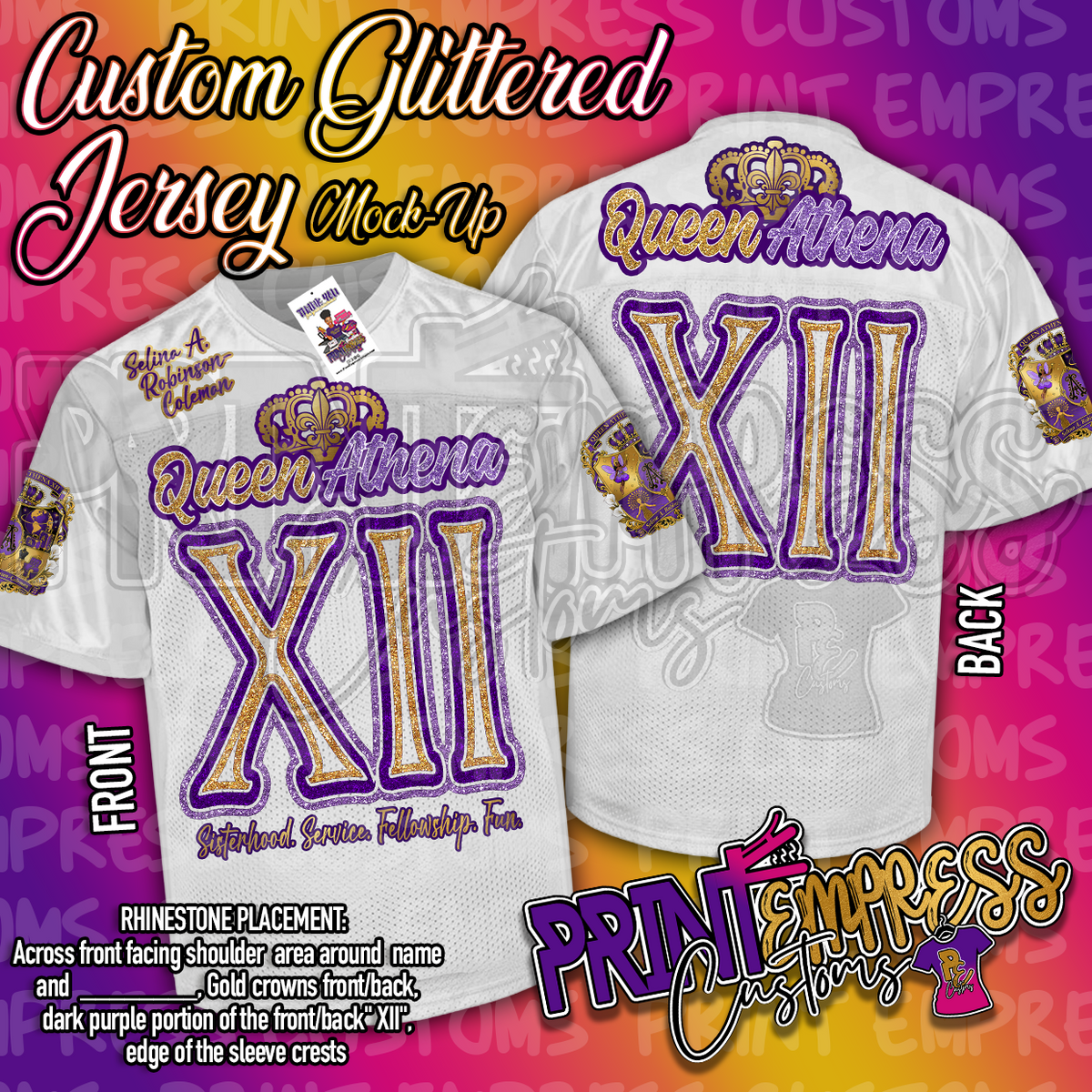 RESERVED: Queen Athena XII Jerseys