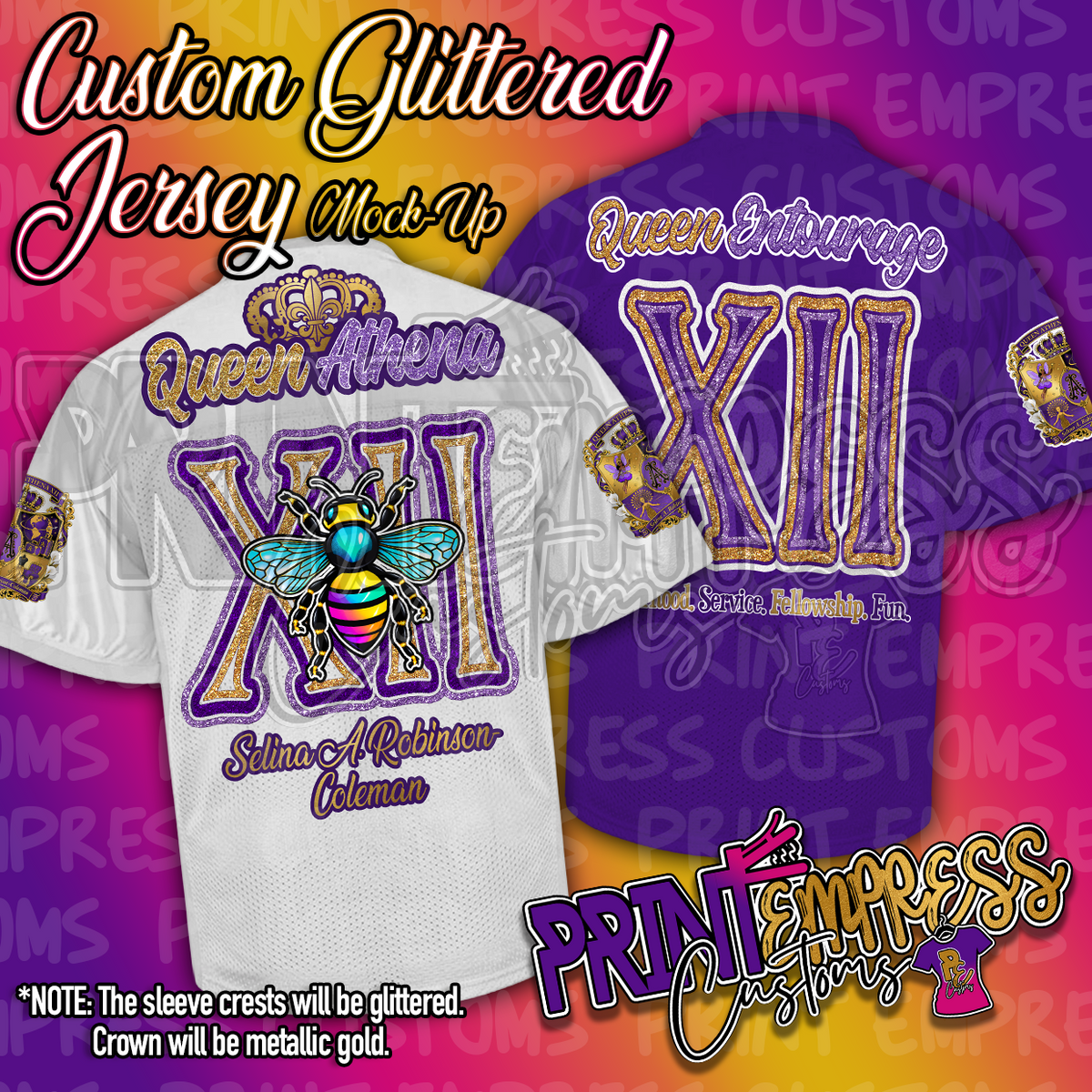 RESERVED: Queen Athena XII Jerseys