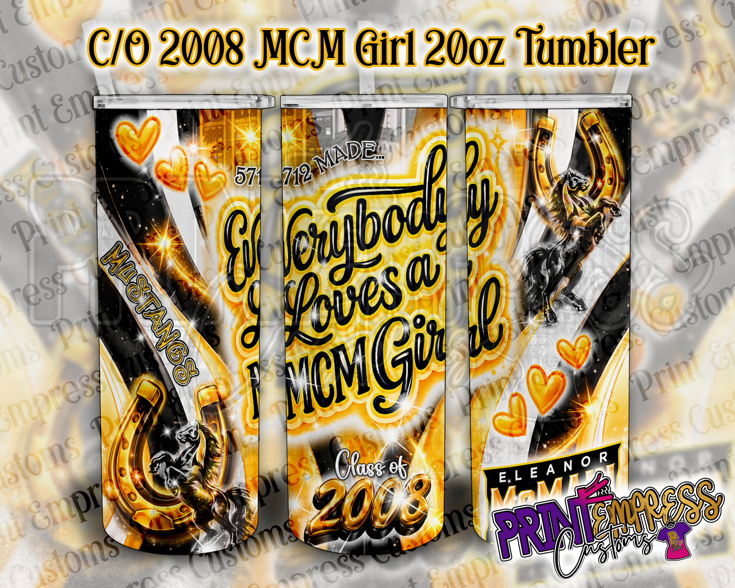 C/O 2008 MCM 20oz Tumblers