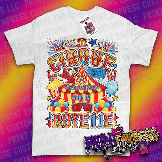 RESERVED: CIRQUE ROYE11E Tees