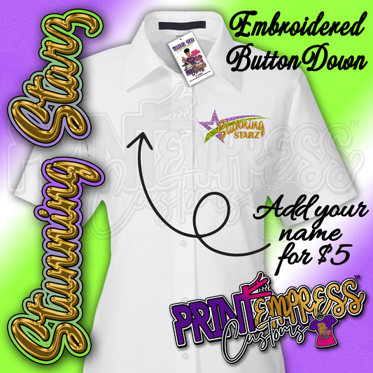 Embroidery: Stunning Starz Button Down