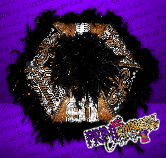 Custom: 14 Inch Themed Second Line Umbrella - PRINT EMPRESS CUSTOMS LLC