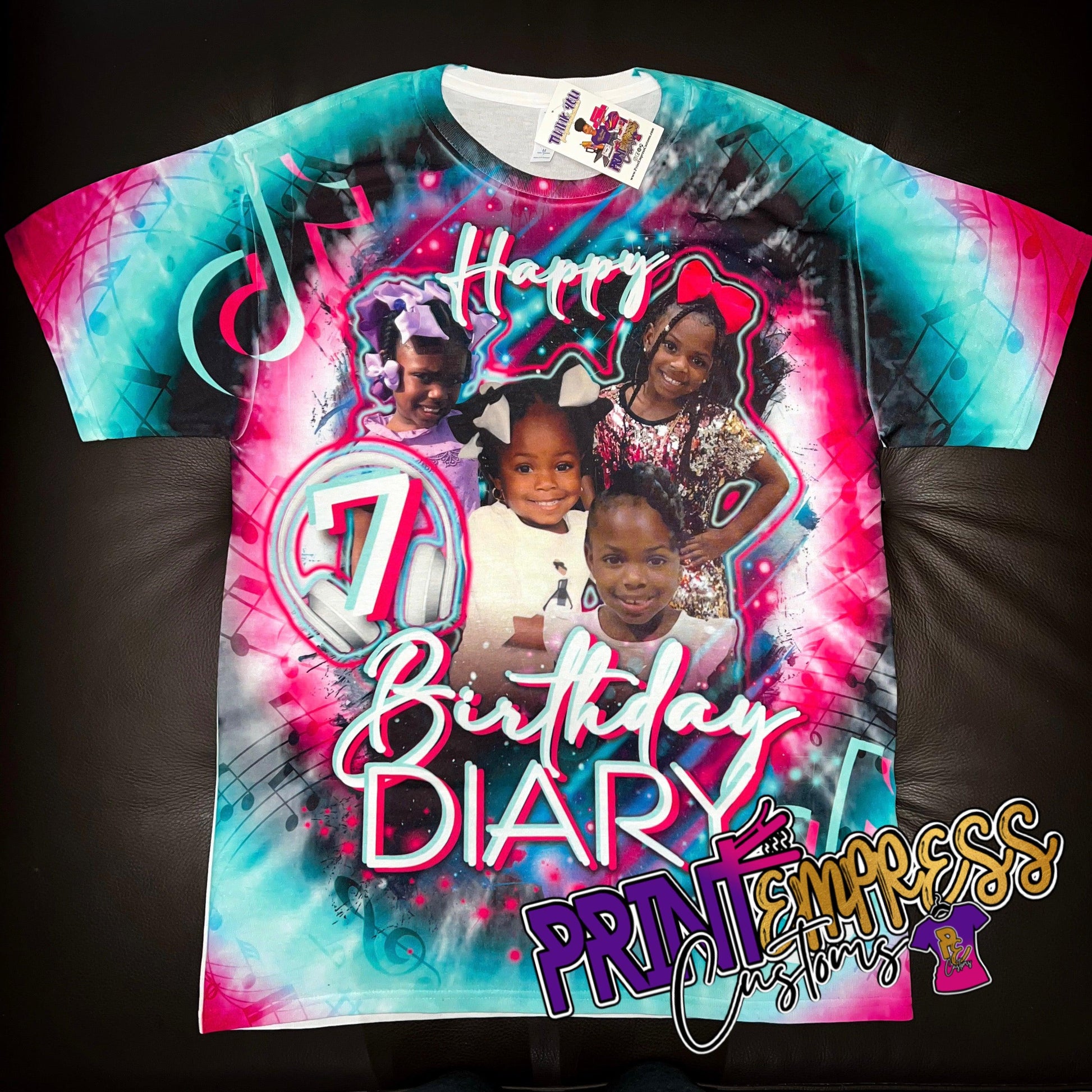 Custom: 3D Front Only Tee (Any Occasion) - PRINT EMPRESS CUSTOMS LLC