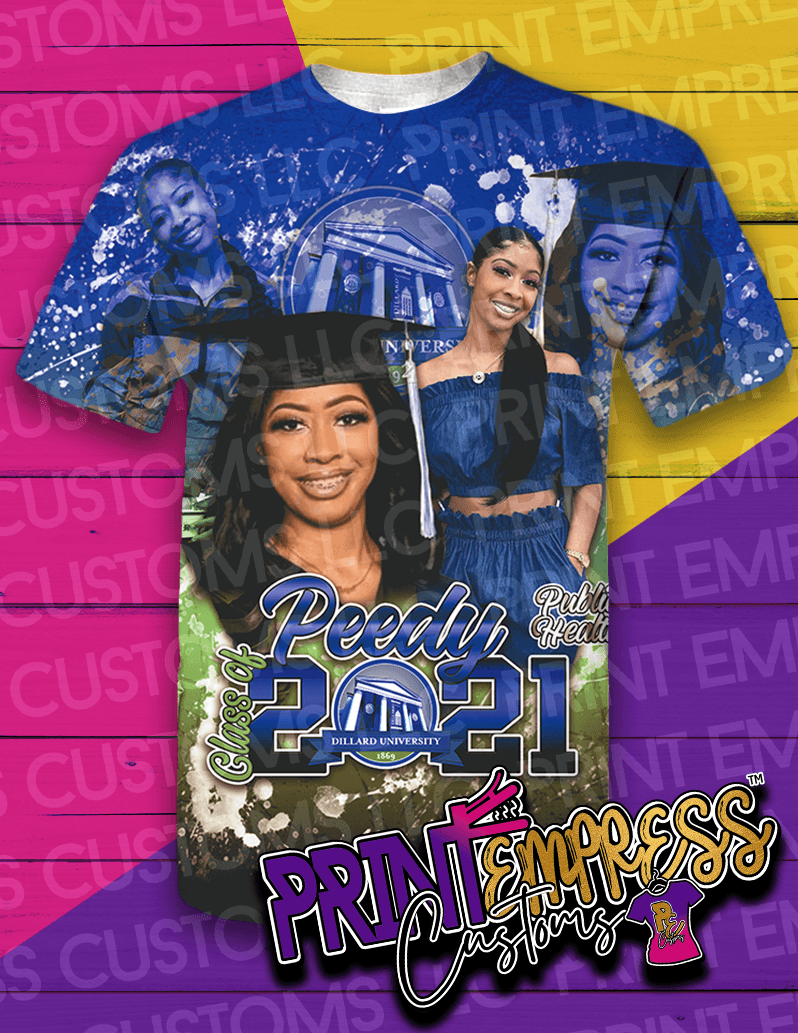Custom: 3D Graduation Shirt - PRINT EMPRESS CUSTOMS LLC