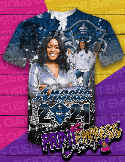 Custom: 3D Graduation Shirt - PRINT EMPRESS CUSTOMS LLC