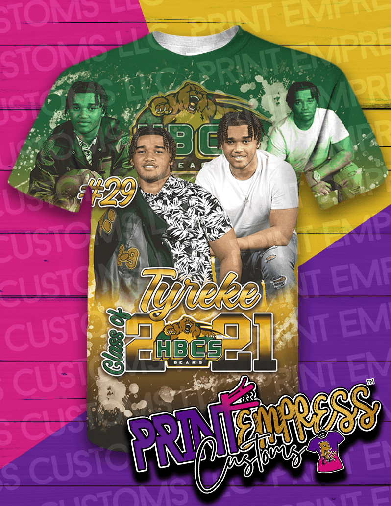 Custom: 3D Graduation Shirt - PRINT EMPRESS CUSTOMS LLC