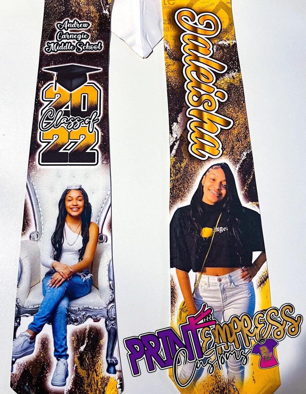 Custom: Graduation Stoles (60" & 70") - PRINT EMPRESS CUSTOMS LLC