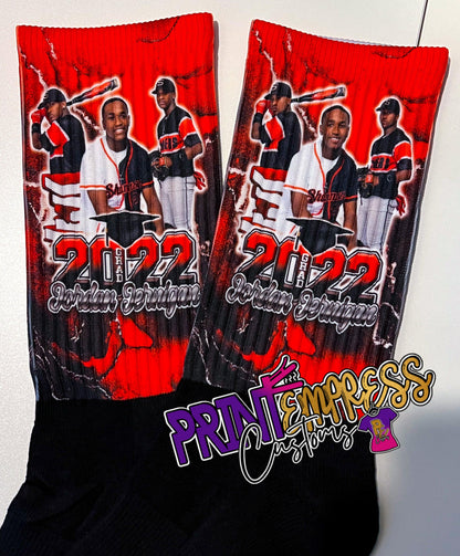 Custom: Socks (M) - Any Occasion - PRINT EMPRESS CUSTOMS LLC