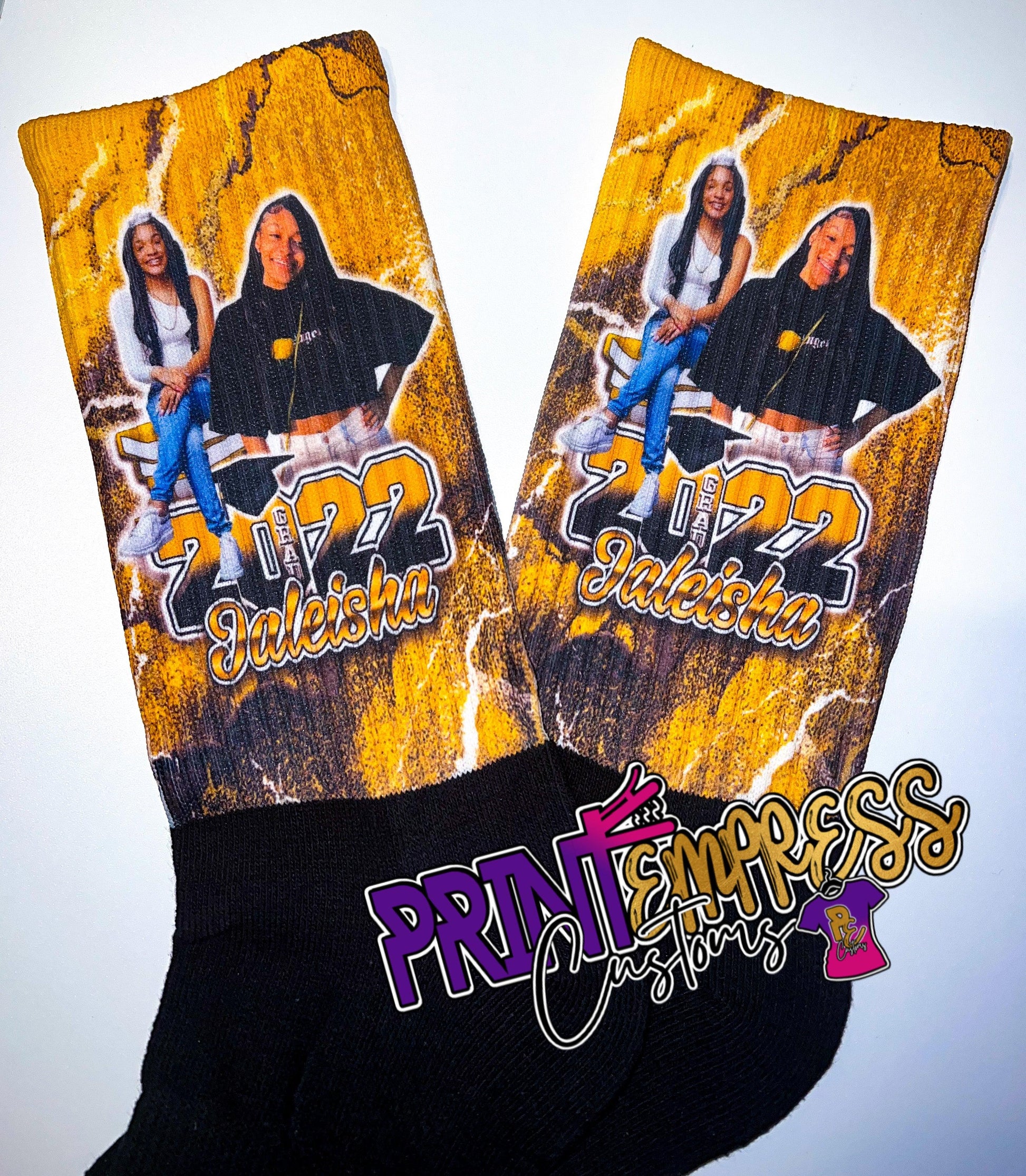 Custom: Socks (M) - Any Occasion - PRINT EMPRESS CUSTOMS LLC