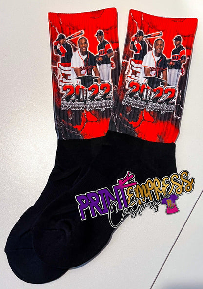 Custom: Socks (M) - Any Occasion - PRINT EMPRESS CUSTOMS LLC