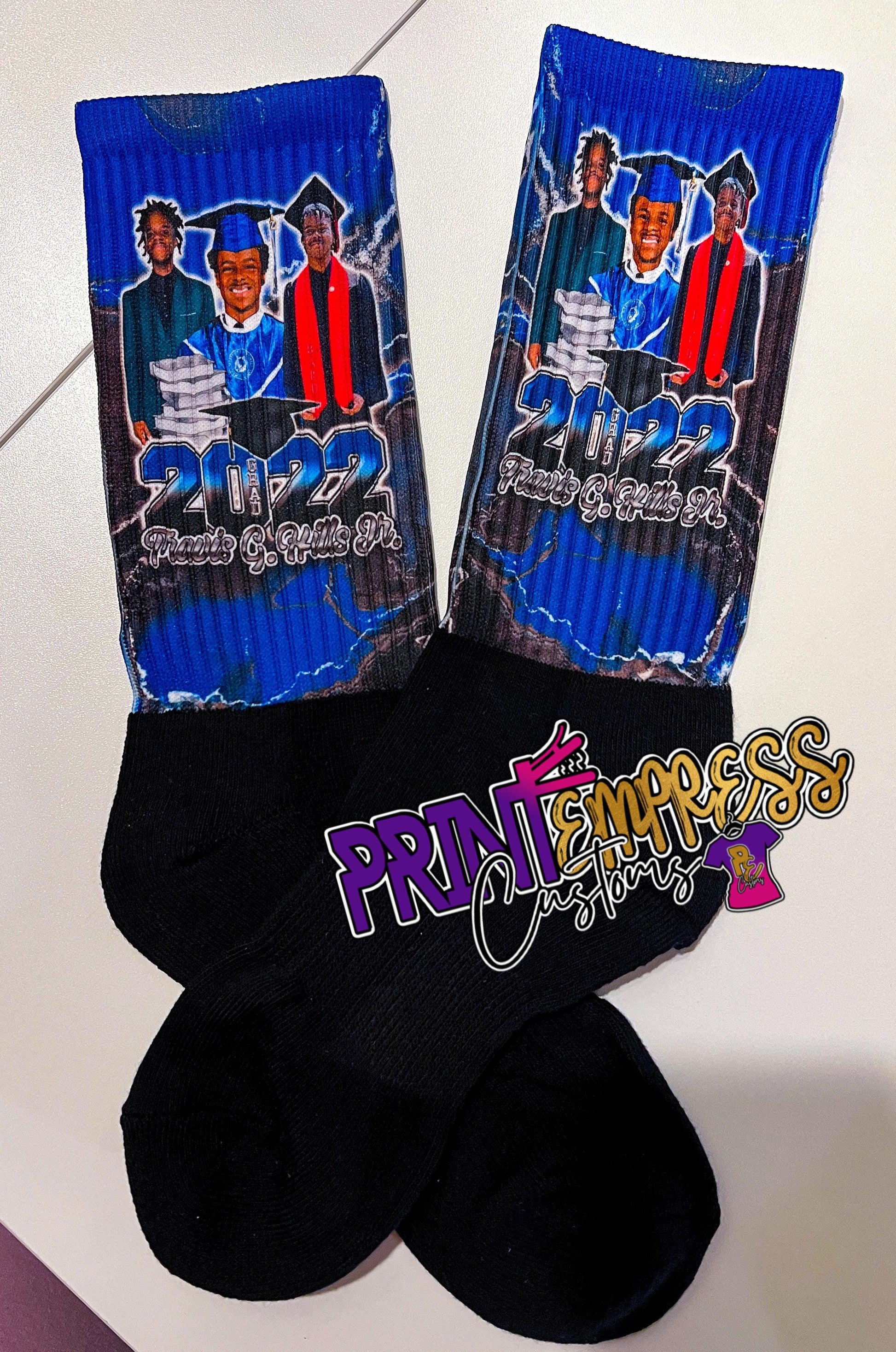 Custom: Socks (M) - Any Occasion - PRINT EMPRESS CUSTOMS LLC
