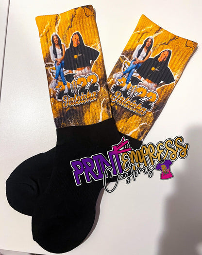 Custom: Socks (M) - Any Occasion - PRINT EMPRESS CUSTOMS LLC