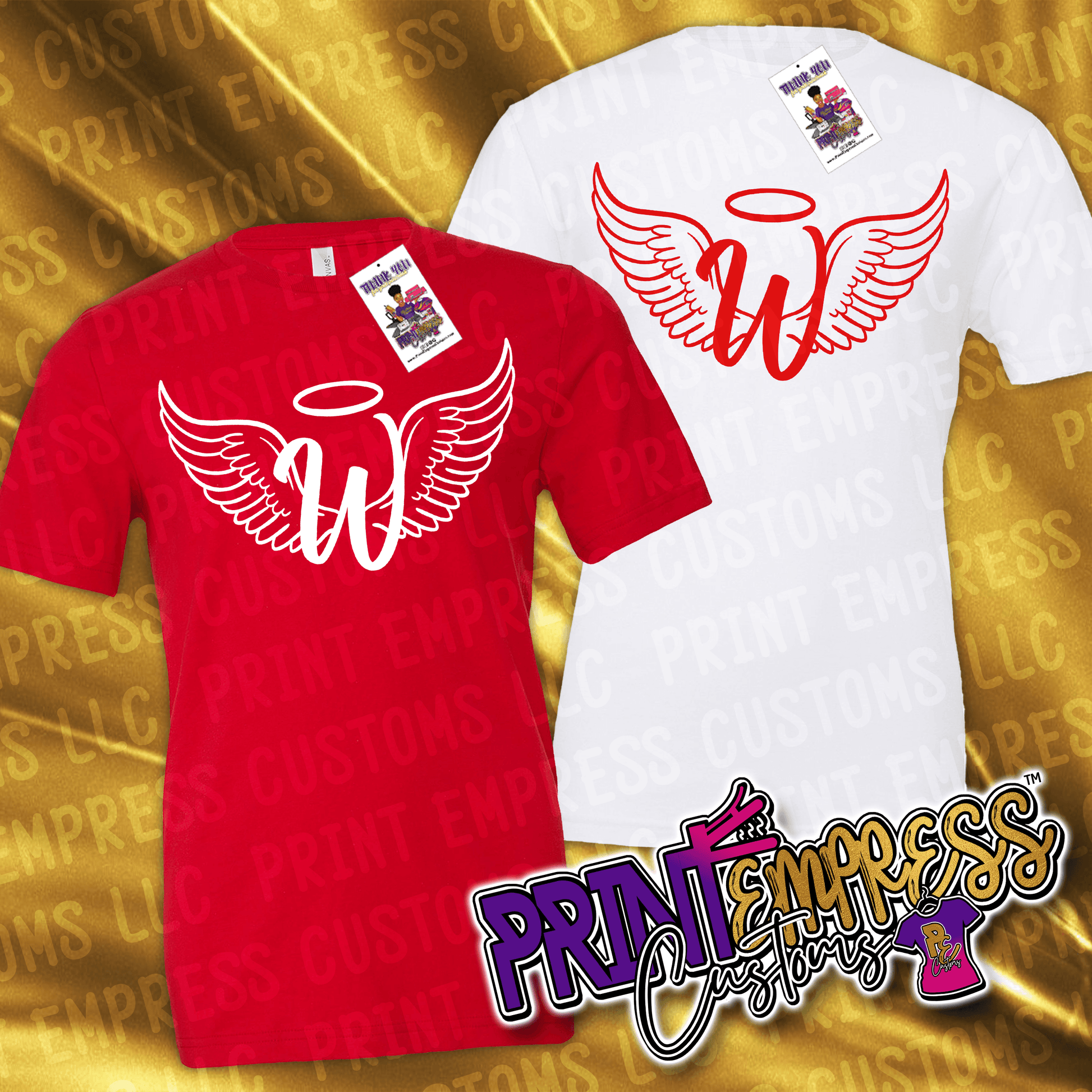 RESERVED - #ISMILE Front & Back Tee - PRINT EMPRESS CUSTOMS LLC