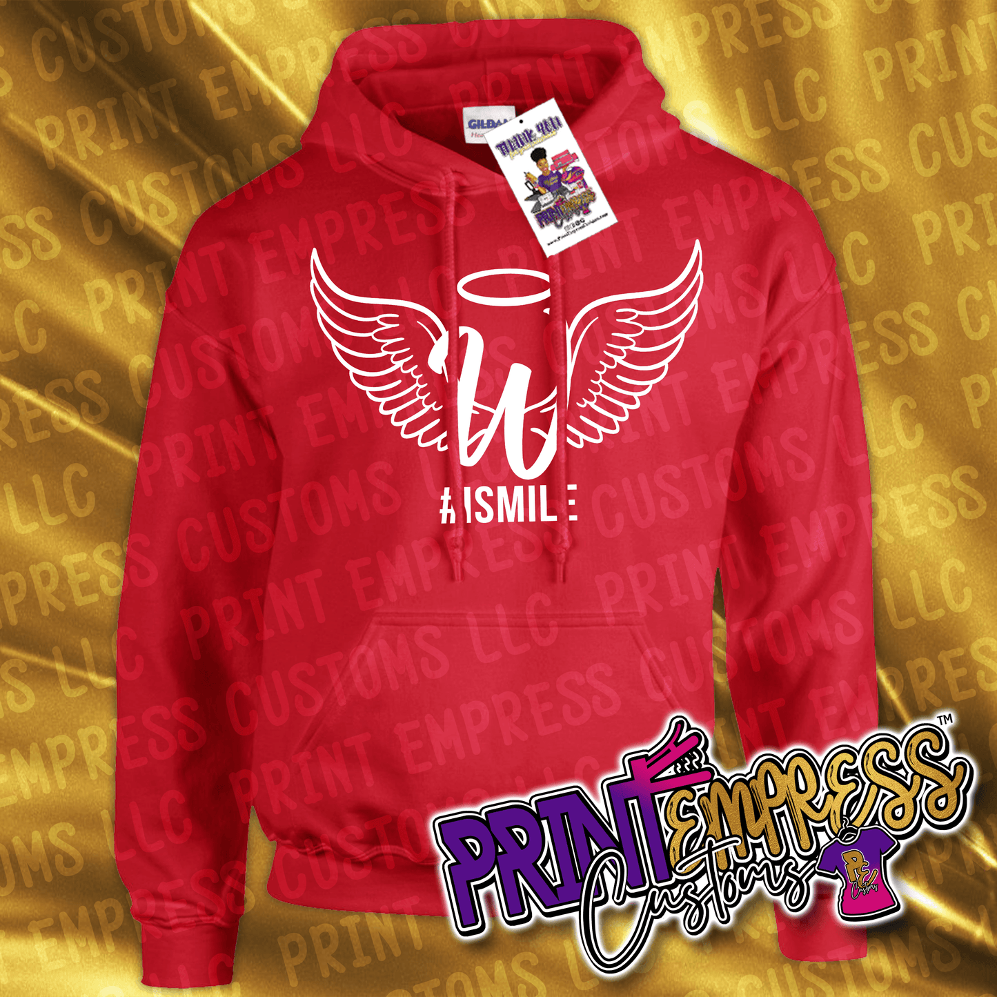 RESERVED - #ISMILE Hoodie/Sweatshirt - PRINT EMPRESS CUSTOMS LLC