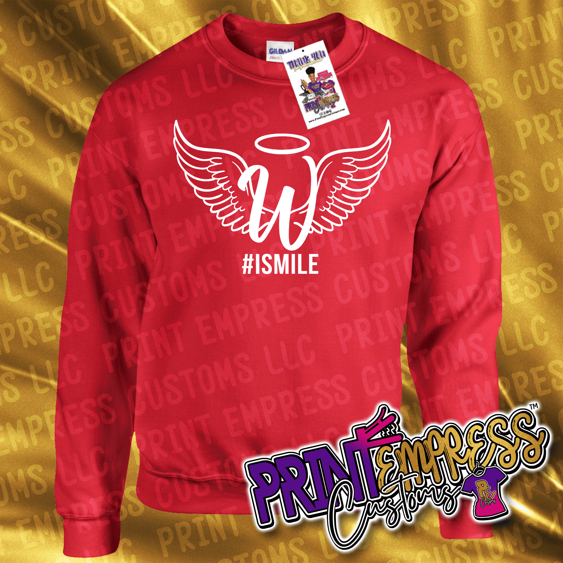 RESERVED - #ISMILE Hoodie/Sweatshirt - PRINT EMPRESS CUSTOMS LLC